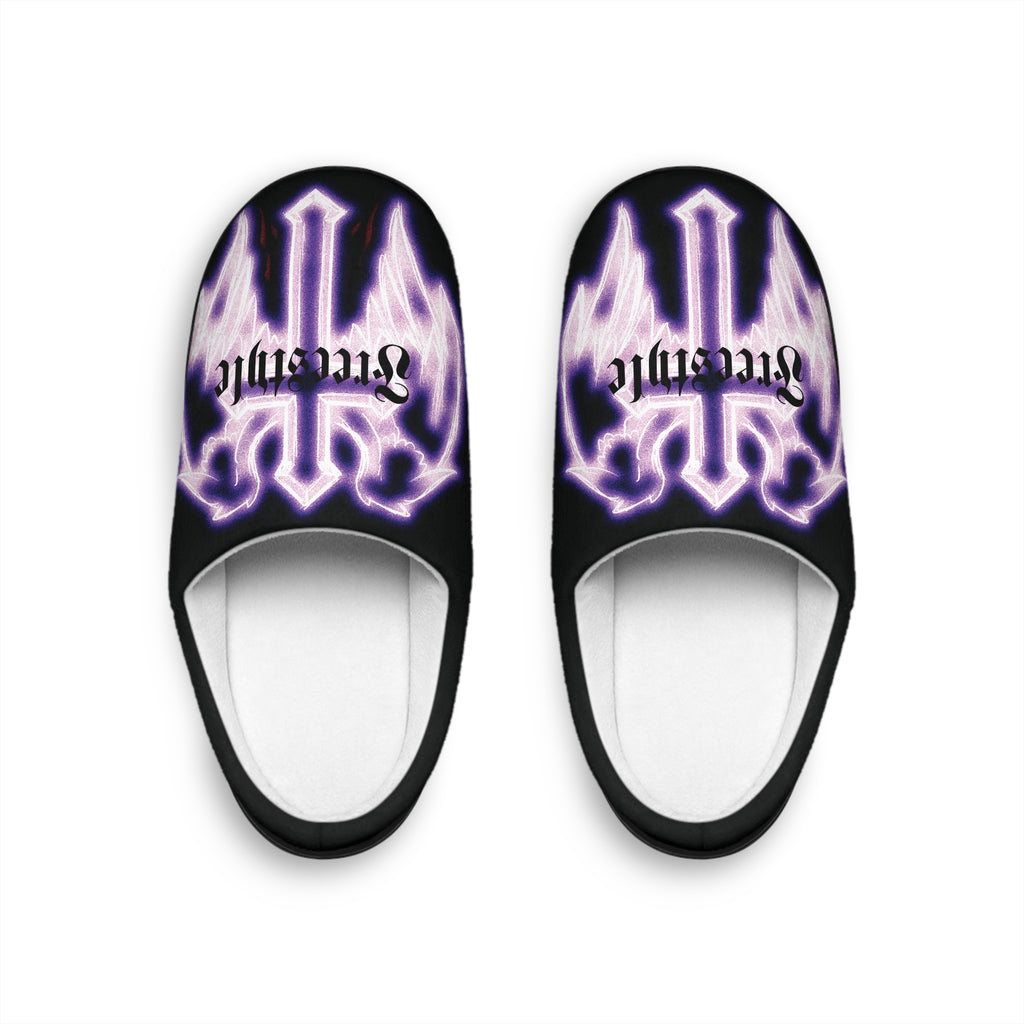 Freestyle Purple Angel Wings Women's Indoor Slippers