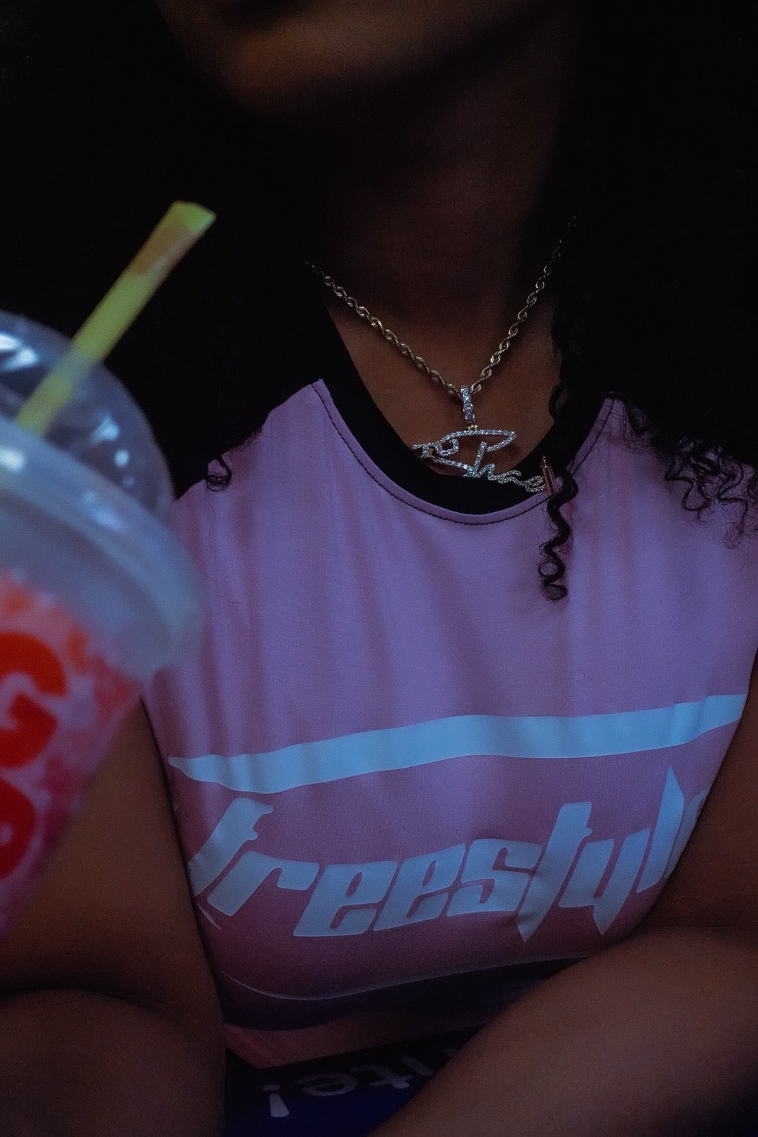 Freestyle Y2K Baby Tee & Shorts Set (Pink)
